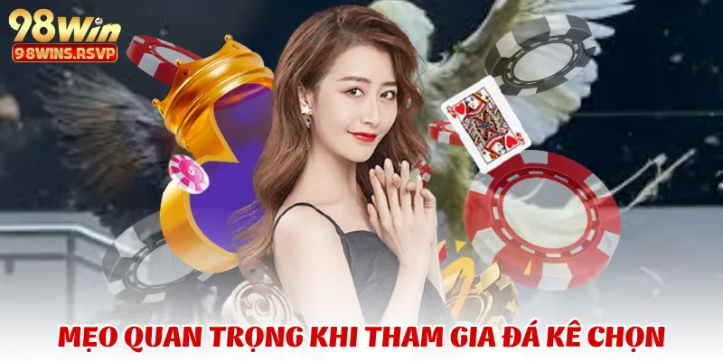 Mẹo quan trọng khi tham gia đá kê chọi